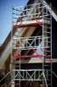 Afbeeldingen van Altrex Rolsteiger breed - aluminium met voorloopleuningen en schoren in de basis RS TOWER 42