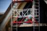 Afbeeldingen van Altrex Rolsteiger breed - aluminium met voorloopleuningen en schoren in de basis RS TOWER 42