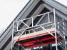 Afbeeldingen van Altrex Rolsteiger breed - aluminium met voorloopleuningen en schoren in de basis RS TOWER 42
